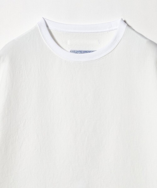 UNITED ARROWS & SONS by DAISUKE OBANA（ユナイテッドアローズアンドサンズバイダイスケオバナ）の「＜D.O UNITED ARROWS BY DAISUKE OBANA for WOMEN＞Ⅰ D/SL CREW TEE 26SS/Tシャツ（Tシャツ/カットソー・レディース・ホワイト/ブラック/ダークブラウン・S/M）」の4枚目の写真
