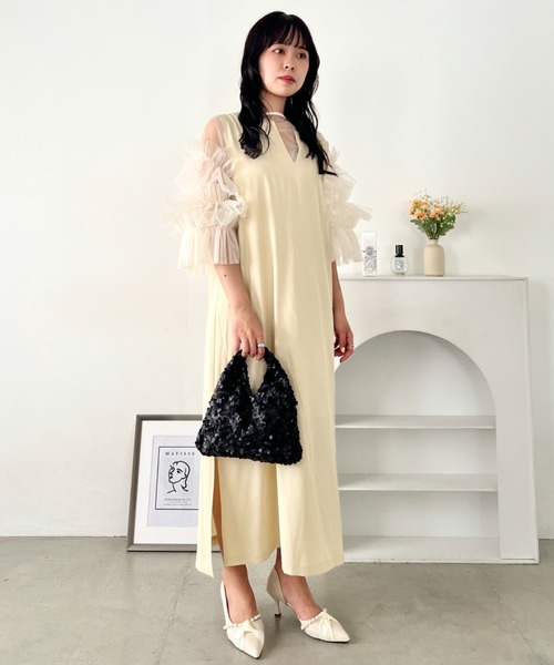 wears（ウェアーズ）の「2wayスパンコールミニハンドバッグ パーティーバッグ（ハンドバッグ・レディース・ホワイト/ブラック・FREE）」の15枚目の写真