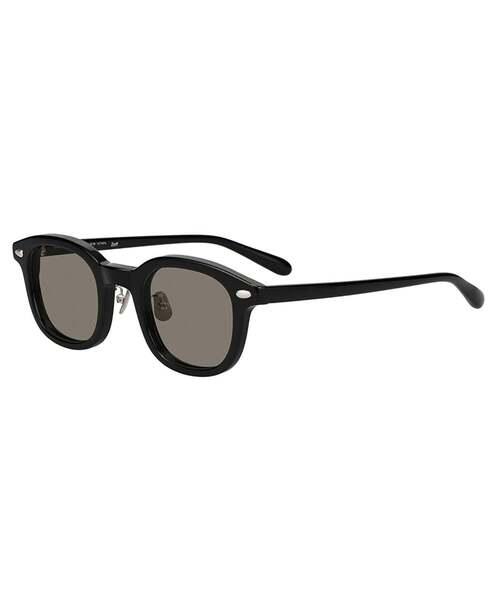 ADAM ET ROPE'(アダムエロペ)の「Zoff|ADAM ET ROPE' アダムエロペ ウェリントン型 サングラス|SUNCUTGlasses/UV100%CUT カラーレンズ 太縁フレーム おしゃれ 紫外線対策 UVカット 男女兼用 メンズ レディース 男性用 女性用 ユニセックス(サングラス・レディース・ライトイエロー/ブラウン系9/ブラック・FREE)」の4枚目の写真