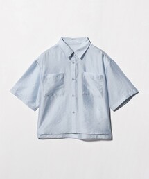 ダブルブレスト ショートスリーブ シャツジャケット ‐セットアップ対応