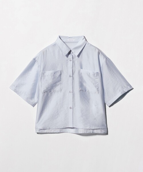 A DAY IN THE LIFE UNITED ARROWS（アデイインザライフユナイテッドアローズ）の「シアー ダブルポケット ショートスリーブシャツ ＜A DAY IN THE LIFE＞（シャツ/ブラウス・レディース・オフホワイト/ダークグレー/オレンジ/ライトブルー・FREE）」の18枚目の写真