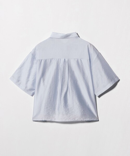 A DAY IN THE LIFE UNITED ARROWS（アデイインザライフユナイテッドアローズ）の「シアー ダブルポケット ショートスリーブシャツ ＜A DAY IN THE LIFE＞（シャツ/ブラウス・レディース・オフホワイト/ダークグレー/オレンジ/ライトブルー・FREE）」の19枚目の写真
