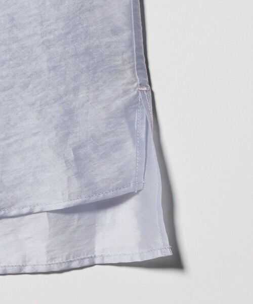A DAY IN THE LIFE UNITED ARROWS（アデイインザライフユナイテッドアローズ）の「シアー ダブルポケット ショートスリーブシャツ ＜A DAY IN THE LIFE＞（シャツ/ブラウス・レディース・オフホワイト/ダークグレー/オレンジ/ライトブルー・FREE）」の22枚目の写真