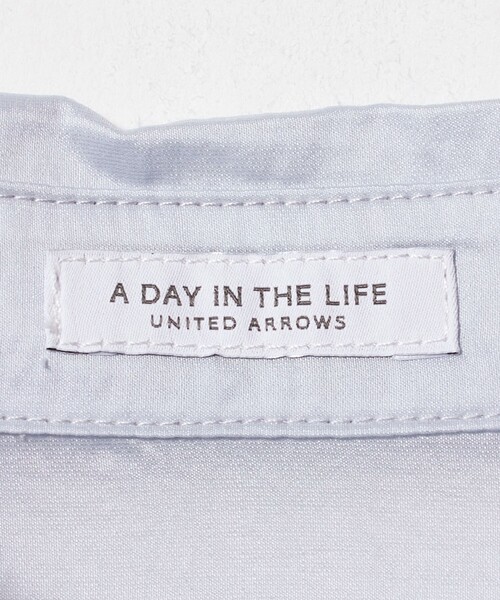 A DAY IN THE LIFE UNITED ARROWS（アデイインザライフユナイテッドアローズ）の「シアー ダブルポケット ショートスリーブシャツ ＜A DAY IN THE LIFE＞（シャツ/ブラウス・レディース・オフホワイト/ダークグレー/オレンジ/ライトブルー・FREE）」の7枚目の写真