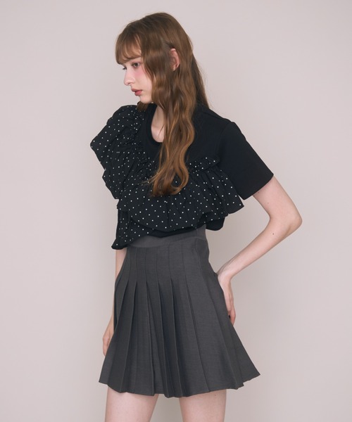Noelie(ノエリー)の「プリーツスカート(スカート・レディース・ホワイト/ブラック/グレー・SMALL/MEDIUM)」の9枚目の写真