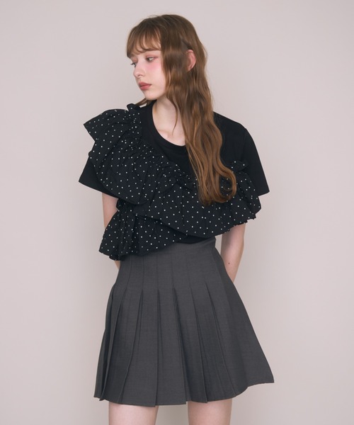 Noelie(ノエリー)の「プリーツスカート(スカート・レディース・ホワイト/ブラック/グレー・SMALL/MEDIUM)」の10枚目の写真
