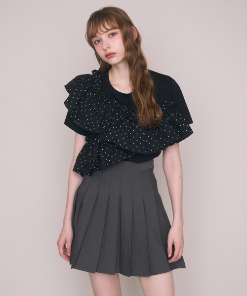 Noelie(ノエリー)の「プリーツスカート(スカート・レディース・ホワイト/ブラック/グレー・SMALL/MEDIUM)」の16枚目の写真