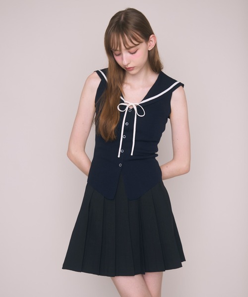 Noelie(ノエリー)の「プリーツスカート(スカート・レディース・ホワイト/ブラック/グレー・SMALL/MEDIUM)」の19枚目の写真