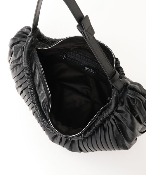 Demi-Luxe BEAMS(デミルクス ビームス)の「BOGKI / リブル ショルダーバッグ(トートバッグ・レディース・ブラック/ブラウン・ONE SIZE)」の7枚目の写真