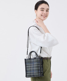 WOVEN MINI N/S TOTE マルチメッシュノワール