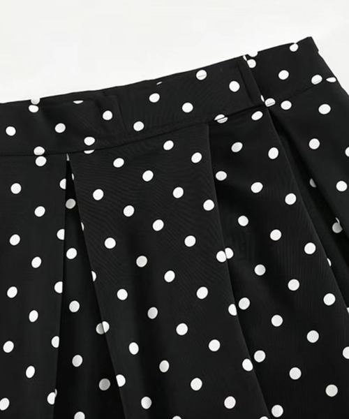 FAVORITO(ファヴォリート)の「ドット柄ワイドパンツ(その他パンツ・レディース・ブラック・S/L/M)」の14枚目の写真