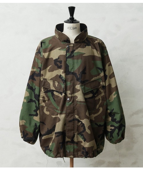 MILITARY(ミリタリー)の「実物 新品 デッドストック 米軍 リメイク ケミカル プロテクティブ ジャケット WOODLAND CAMO(ミリタリージャケット・メンズ・カモフラージュ・XX-LARGE)」の1枚目の写真