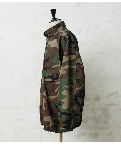 MILITARY(ミリタリー)の「実物 新品 デッドストック 米軍 リメイク ケミカル プロテクティブ ジャケット WOODLAND CAMO(ミリタリージャケット・メンズ・カモフラージュ・XX-LARGE)」の16枚目の写真