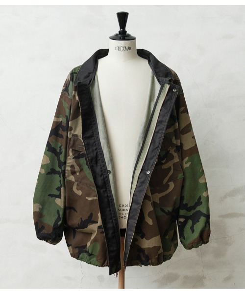 MILITARY(ミリタリー)の「実物 新品 デッドストック 米軍 リメイク ケミカル プロテクティブ ジャケット WOODLAND CAMO(ミリタリージャケット・メンズ・カモフラージュ・XX-LARGE)」の18枚目の写真