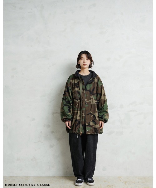 MILITARY(ミリタリー)の「実物 新品 デッドストック 米軍 リメイク ケミカル プロテクティブ ジャケット WOODLAND CAMO(ミリタリージャケット・メンズ・カモフラージュ・XX-LARGE)」の4枚目の写真