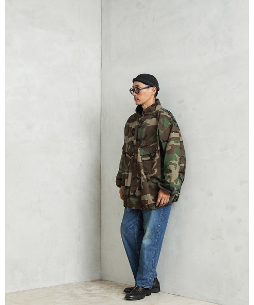 MILITARY(ミリタリー)の「実物 新品 デッドストック 米軍 リメイク ケミカル プロテクティブ ジャケット WOODLAND CAMO(ミリタリージャケット・メンズ・カモフラージュ・XX-LARGE)」の5枚目の写真