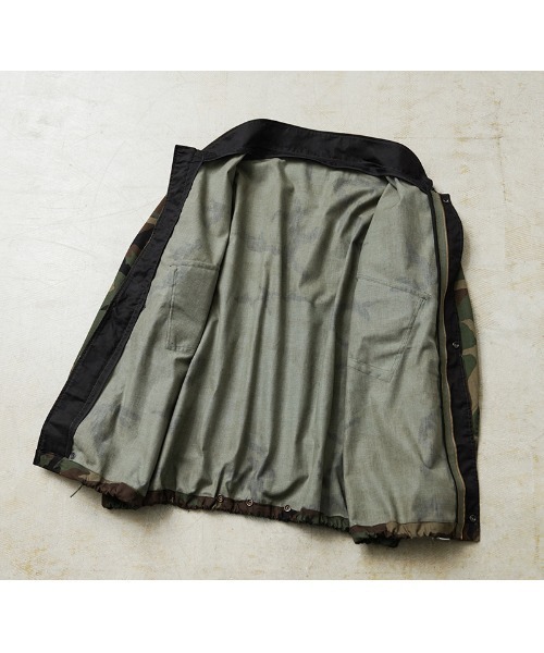 MILITARY(ミリタリー)の「実物 新品 デッドストック 米軍 リメイク ケミカル プロテクティブ ジャケット WOODLAND CAMO(ミリタリージャケット・メンズ・カモフラージュ・XX-LARGE)」の8枚目の写真