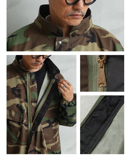 MILITARY(ミリタリー)の「実物 新品 デッドストック 米軍 リメイク ケミカル プロテクティブ ジャケット WOODLAND CAMO(ミリタリージャケット・メンズ・カモフラージュ・XX-LARGE)」の10枚目の写真