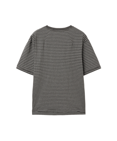 MISEKISEOUL MEN(ミセキソウルメンズ)の「Darted stripe short sleeve GREY(Tシャツ/カットソー・メンズ・その他・1/3/2)」の3枚目の写真