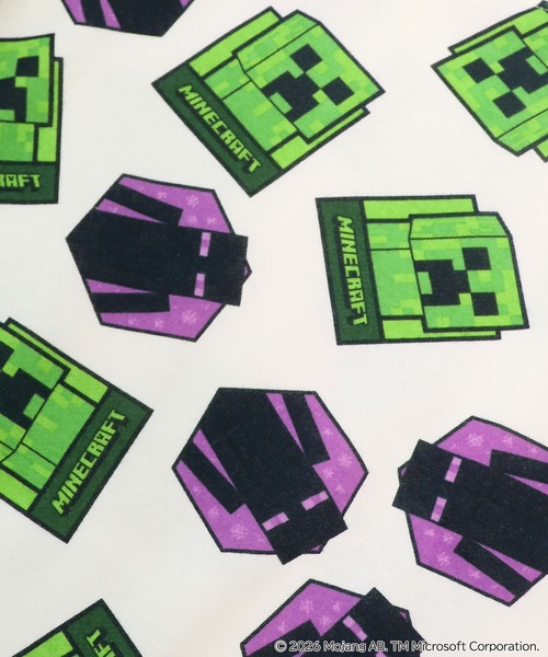 RUGGEDWORKS(ラゲッドワークス)の「《マインクラフト》 さらっと軽やか キッズ 長袖 総柄 トレーナー(スウェット・キッズ・アイボリー/オートミール・140/130/120)」の11枚目の写真