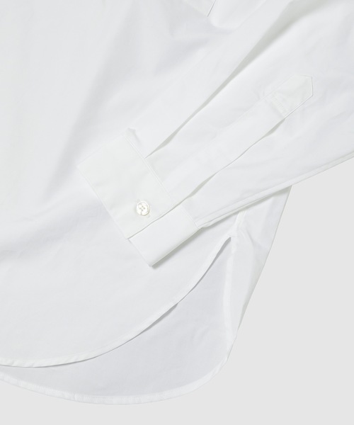 seya.(セヤ)の「HAND STITCH KURTA SHIRT/SHUTTLE LOOM GIZA COTTON(シャツ/ブラウス・レディース・ホワイト・2/3)」の4枚目の写真