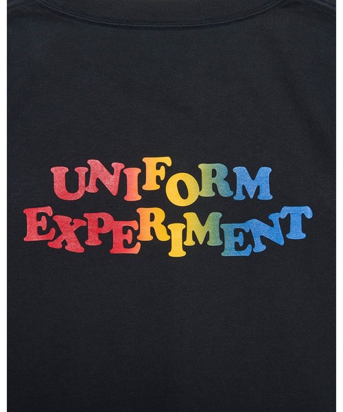 uniform experiment(ユニフォームエクスペリメント)の「GRADATION LOGO L/S TEE(Tシャツ/カットソー・メンズ・ホワイト/ブラック・1/2/3/4/5)」の7枚目の写真