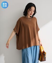 Green Parks | 【適ON】超冷感タック入りオーバーサイズプルオーバー(Tシャツ/カットソー)