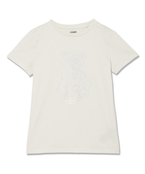 Guess(ゲス)の「ROMY Tee Tシャツ 半袖(Tシャツ/カットソー・レディース・ブラック/ホワイト・X-SMALL/SMALL/MEDIUM/LARGE)」の1枚目の写真