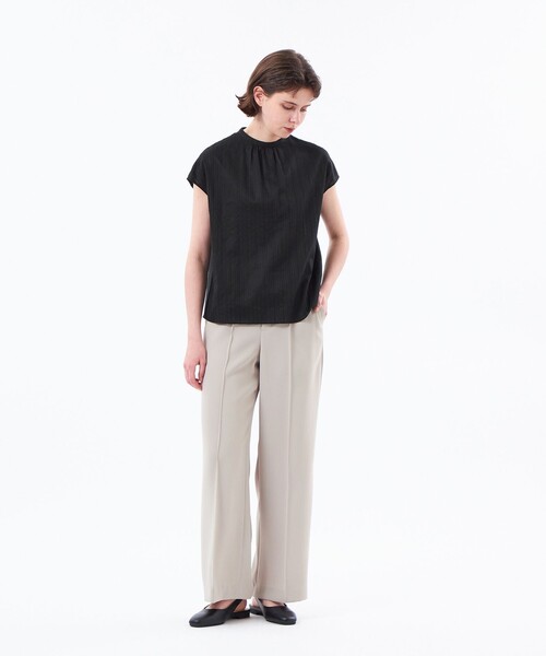 MACKINTOSH PHILOSOPHY(マッキントッシュ フィロソフィー)の「カラミレースブラウス(シャツ/ブラウス・レディース・ブラック/オフホワイト/グレー系その他/ライトブルー・36/38)」の7枚目の写真