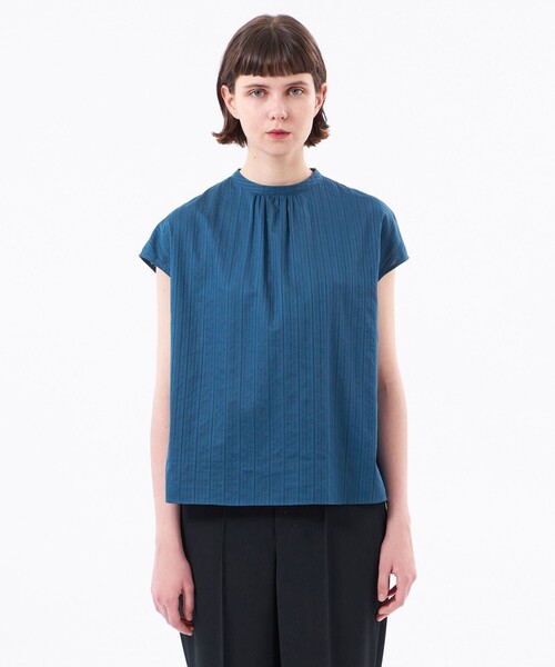 MACKINTOSH PHILOSOPHY(マッキントッシュ フィロソフィー)の「カラミレースブラウス(シャツ/ブラウス・レディース・ブラック/オフホワイト/グレー系その他/ライトブルー・36/38)」の9枚目の写真
