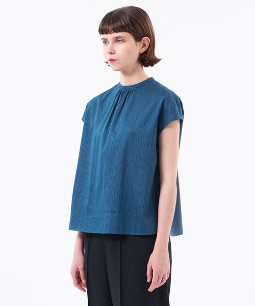 MACKINTOSH PHILOSOPHY(マッキントッシュ フィロソフィー)の「カラミレースブラウス(シャツ/ブラウス・レディース・ブラック/オフホワイト/グレー系その他/ライトブルー・36/38)」の10枚目の写真