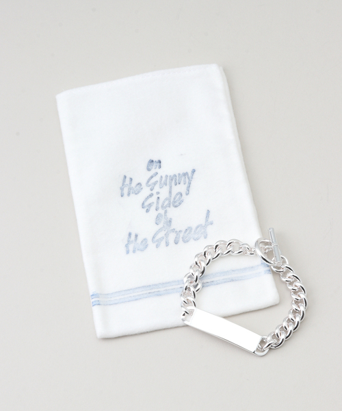 IENA（イエナ）の「on the sunny side of the street Curblink Chain ID Bracelet ブレスレット 211-104B（ブレスレット・レディース・シルバー・FREE）」の6枚目の写真