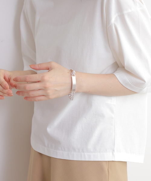 IENA（イエナ）の「on the sunny side of the street Curblink Chain ID Bracelet ブレスレット 211-104B（ブレスレット・レディース・シルバー・FREE）」の7枚目の写真