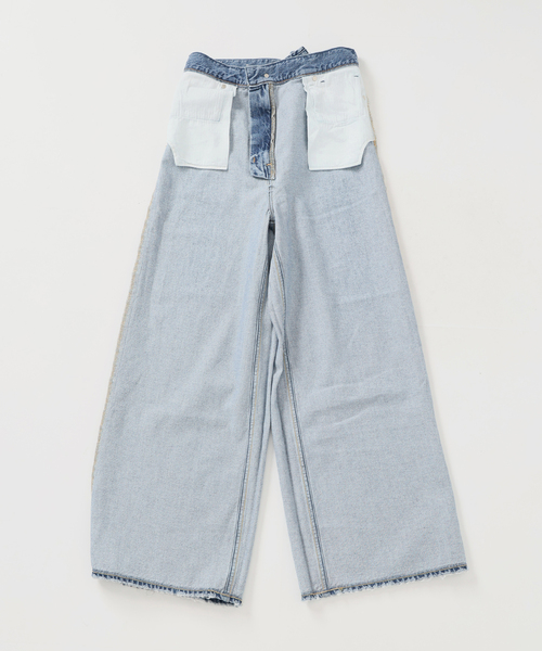 Spick & Span（スピックアンドスパン）の「《22サイズ登場 / 追加》upper hights / アッパーハイツ 別注THE LIAM*（デニムパンツ・レディース・エメラルドブルー・25/24/23/22）」の22枚目の写真