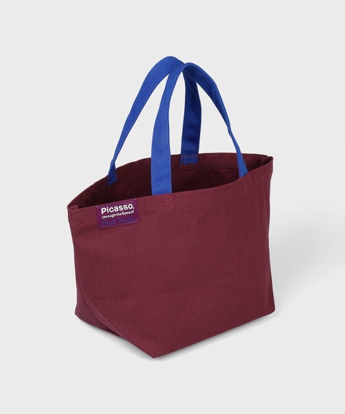 Paul Smith（ポールスミス）の「"Picasso, through the Eyes of Paul Smith"　バイカラー トートバッグ 【263747 STOTE】（トートバッグ・メンズ・バーガンディー/ダークグリーン・FREE）」の12枚目の写真