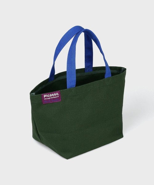 Paul Smith（ポールスミス）の「"Picasso, through the Eyes of Paul Smith"　バイカラー トートバッグ 【263747 STOTE】（トートバッグ・メンズ・バーガンディー/ダークグリーン・FREE）」の5枚目の写真