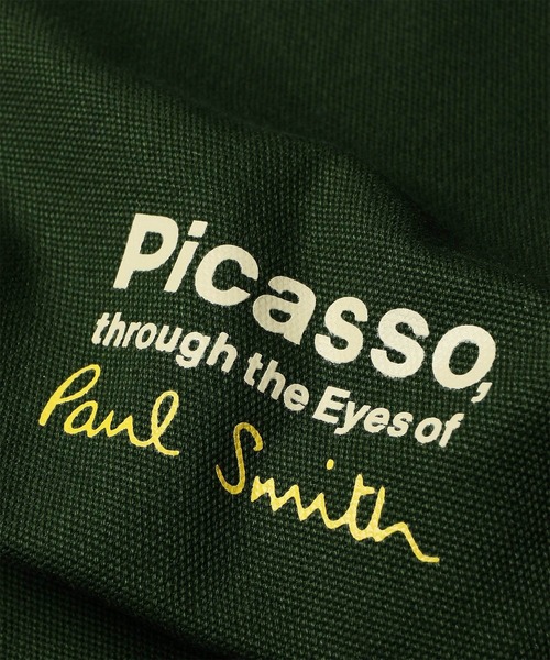 Paul Smith（ポールスミス）の「"Picasso, through the Eyes of Paul Smith"　バイカラー トートバッグ 【263747 STOTE】（トートバッグ・メンズ・バーガンディー/ダークグリーン・FREE）」の8枚目の写真