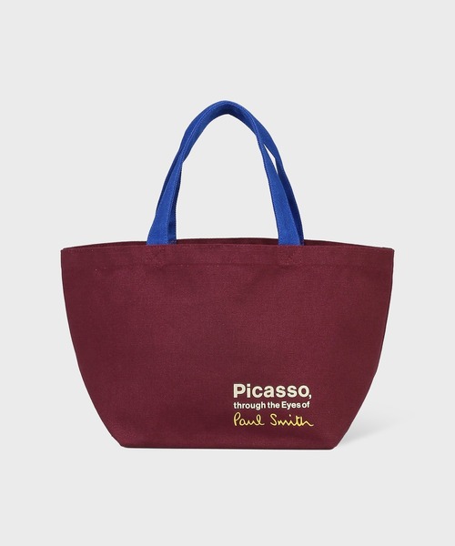 Paul Smith（ポールスミス）の「"Picasso, through the Eyes of Paul Smith"　バイカラー トートバッグ 【263747 STOTE】（トートバッグ・メンズ・バーガンディー/ダークグリーン・FREE）」の11枚目の写真