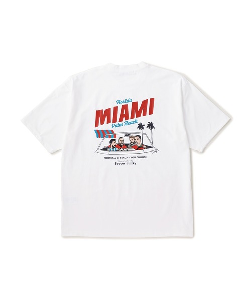 j.n.r.d(ジェー・エヌ・アール・ディー)の「【SOCCER JUNKY meet j.n.r.d】2026バックプリントTシャツ(Tシャツ/カットソー・メンズ・ホワイト/チャコールグレー/ホワイト系その他/スミクロ・LL/S/M/L)」の3枚目の写真