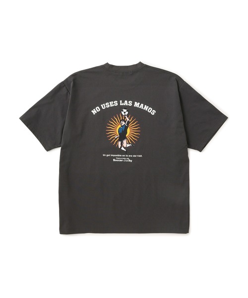 j.n.r.d(ジェー・エヌ・アール・ディー)の「【SOCCER JUNKY meet j.n.r.d】2026バックプリントTシャツ(Tシャツ/カットソー・メンズ・ホワイト/チャコールグレー/ホワイト系その他/スミクロ・LL/S/M/L)」の4枚目の写真