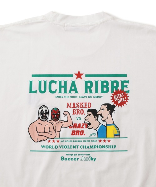 j.n.r.d(ジェー・エヌ・アール・ディー)の「【SOCCER JUNKY meet j.n.r.d】2026バックプリントTシャツ(Tシャツ/カットソー・メンズ・ホワイト/チャコールグレー/ホワイト系その他/スミクロ・LL/S/M/L)」の7枚目の写真