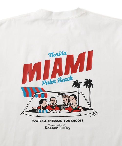 j.n.r.d(ジェー・エヌ・アール・ディー)の「【SOCCER JUNKY meet j.n.r.d】2026バックプリントTシャツ(Tシャツ/カットソー・メンズ・ホワイト/チャコールグレー/ホワイト系その他/スミクロ・LL/S/M/L)」の9枚目の写真