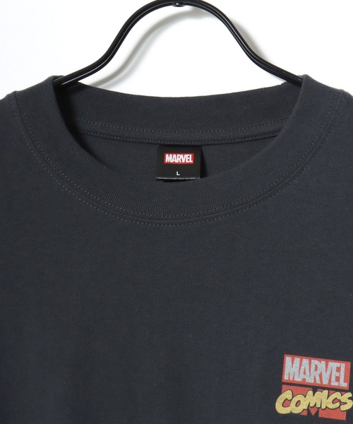 MARVEL(マーベル)の「MARVEL/マーベル DC/ディーシー アメコミ オーバーサイズ ピグメント風 ヴィンテージ加工 ロゴ ワンポイント 袖/フロント/バックプリント 長袖Tシャツ/ロンT/レディース メンズ(Tシャツ/カットソー・レディース・ホワイト系その他3/ホワイト系その他2/ブラック系その他2/ブラック系その他4/ホワイト系その他/ホワイト系その他4/ブラック系その他3/ブラック系その他・M/L/LL)」の19枚目の写真