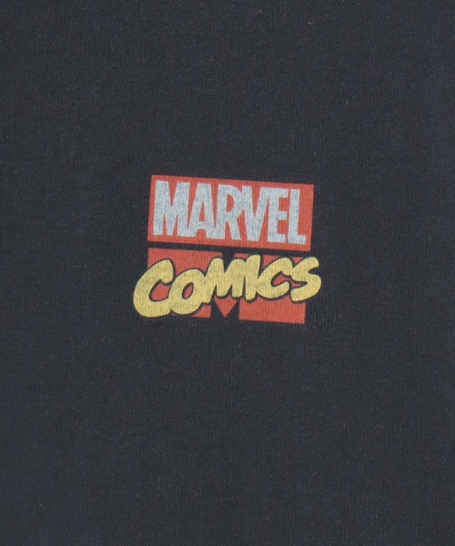 MARVEL(マーベル)の「MARVEL/マーベル DC/ディーシー アメコミ オーバーサイズ ピグメント風 ヴィンテージ加工 ロゴ ワンポイント 袖/フロント/バックプリント 長袖Tシャツ/ロンT/レディース メンズ(Tシャツ/カットソー・レディース・ホワイト系その他3/ホワイト系その他2/ブラック系その他2/ブラック系その他4/ホワイト系その他/ホワイト系その他4/ブラック系その他3/ブラック系その他・M/L/LL)」の22枚目の写真
