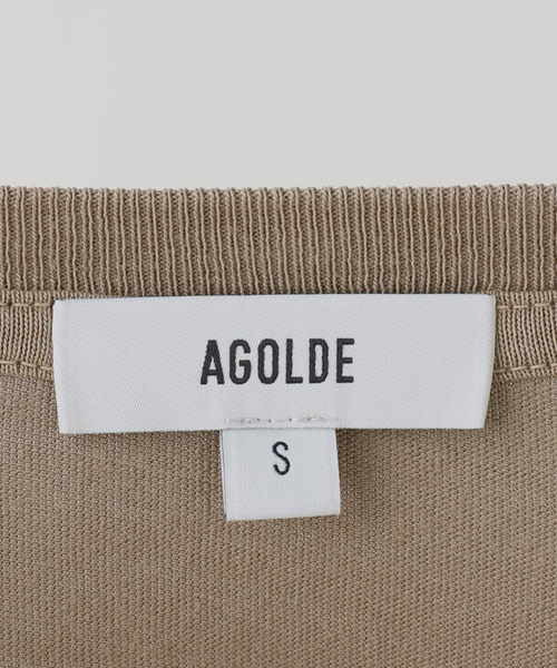 AGOLDE(エーゴールドイー)の「【AGOLDE / エーゴールドイー】ADINE SHRUNKEN TEE(Tシャツ/カットソー・レディース・ベージュ・FREE)」の11枚目の写真