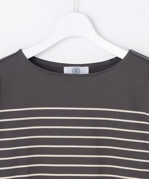 J.PRESS(ジェイプレス)の「バスクボーダー カットソー(Tシャツ/カットソー・レディース・ベージュ系1/グレー系1/ピーコックグリーン系1・LARGE/MEDIUM)」の10枚目の写真