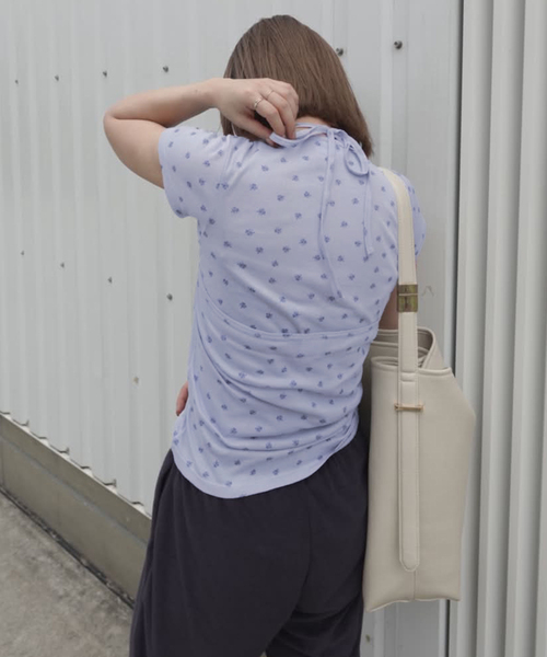 MILLER（ミラー）の「miller/ミラー SLOBE別注 ホルターネック×Tシャツセット（Tシャツ/カットソー・レディース・ブルー系その他/ホワイト・FREE）」の10枚目の写真