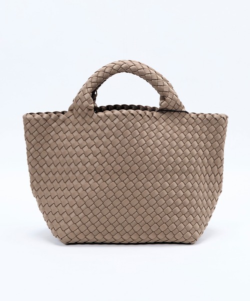 NAGHEDI(ナゲディ)の「【NAGHEDI】スモールトートバッグ-St Barths Small Tote(トートバッグ・レディース・ベージュ/ダークブラウン・S)」の12枚目の写真