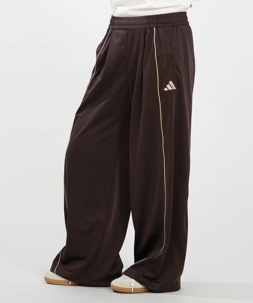 adidas（アディダス）の「adidas/アディダス WOMEN STADIUM TRICOT パンツ HG561（その他パンツ・レディース・ダークブラウン/ブラック/マルーン・M/S/L）」の3枚目の写真