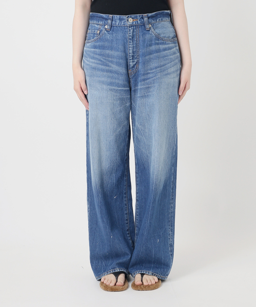 FRAMeWORK(フレームワーク)の「DENIM DELIGHT DAYS セルヴィッチデニムワイドジーンズ(デニムパンツ・レディース・ブルー系その他・26/28/30)」の12枚目の写真